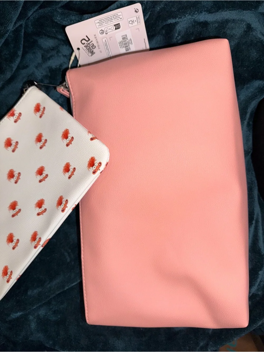You're Giving Me Anxiety Coral Zip Cosmetic Pouch